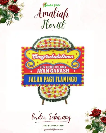 Sewa Papan Bunga Mall Alam Sutera